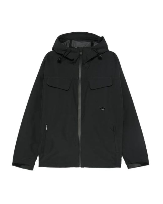 メンズ Adidas フーデッド ポケット ジャケット Black