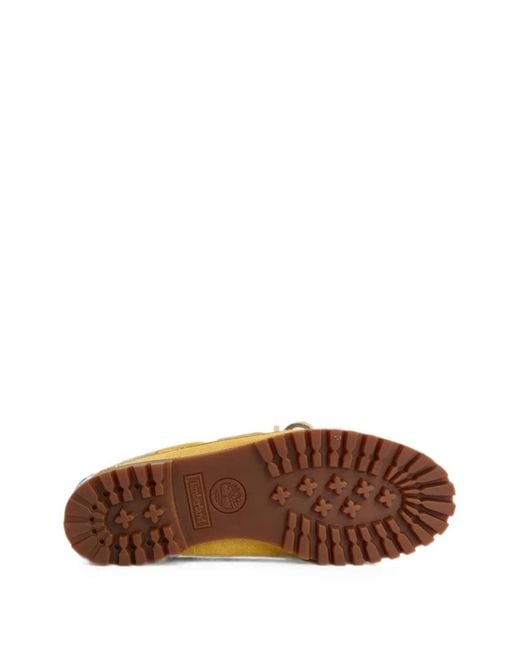 Timberland Yellow Authentic Suede Boat Shoes