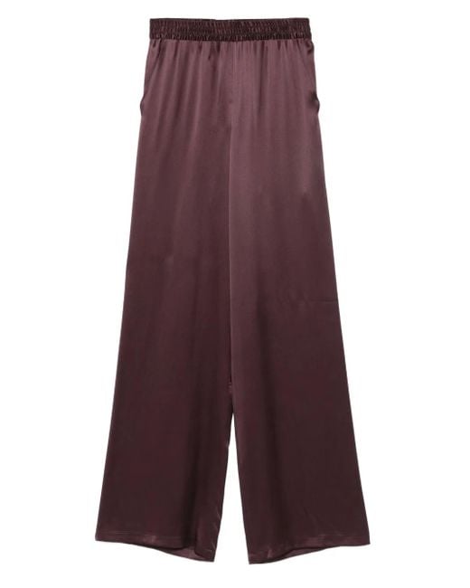 Pantalones con cinturilla elástica Eleventy de color Purple
