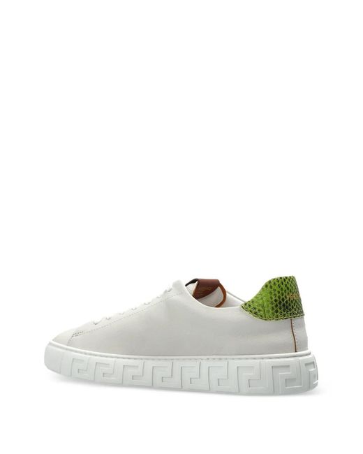 Baskets Greca Versace en coloris White