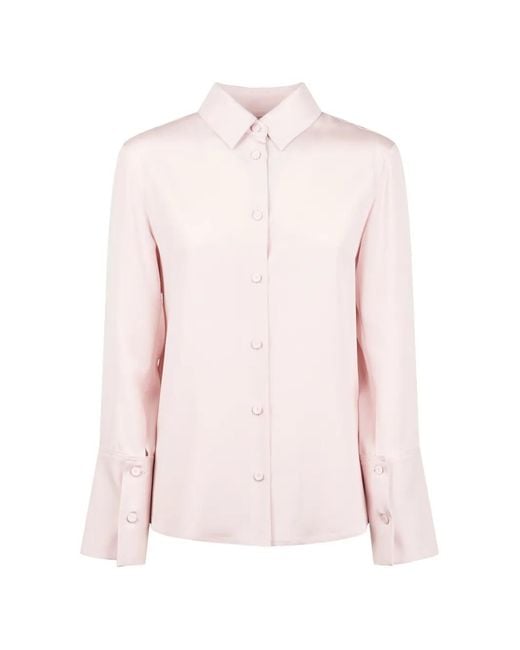 Max Mara Pink Button-Up Shirt