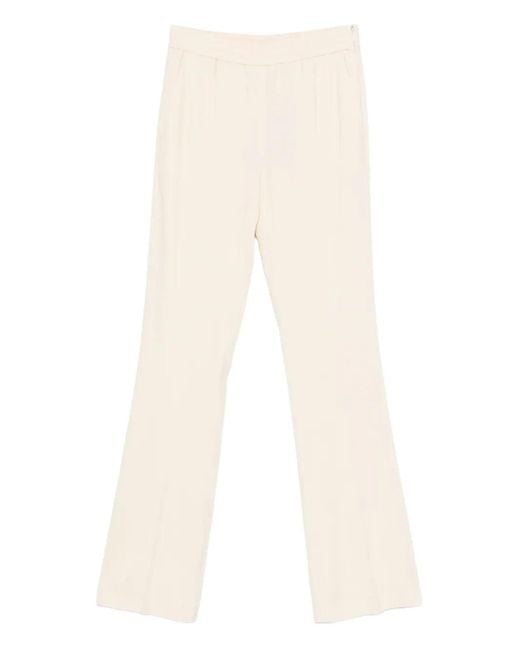 Twinset White Elasticated-Waist Trousers