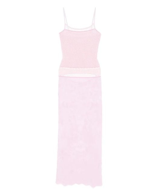 Roberta Einer ニット マキシドレス Pink