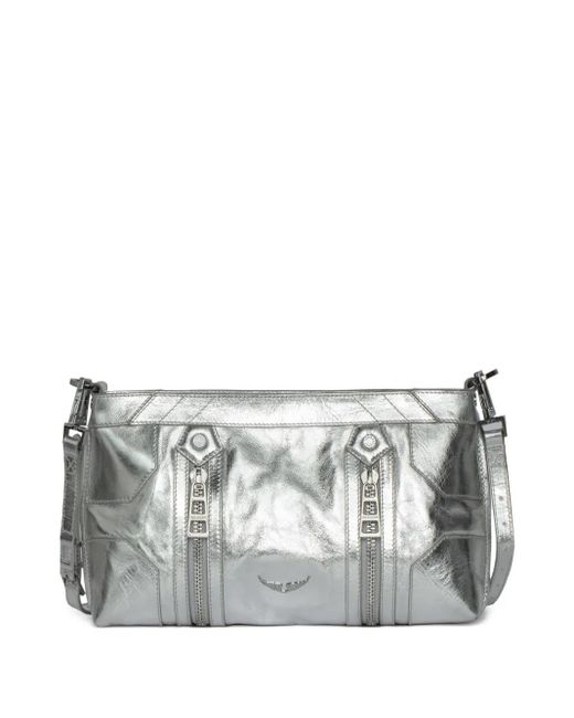 Zadig & Voltaire Sunny Schoudertas in het Gray