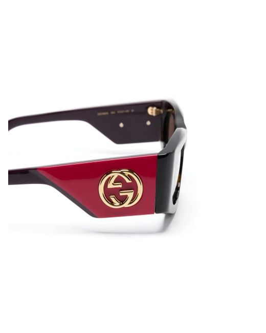 Gucci Purple Interlocking G Sunglasses