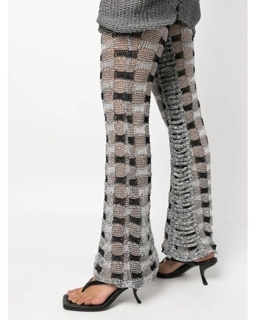 Isa Boulder Geruite Broek in het Gray