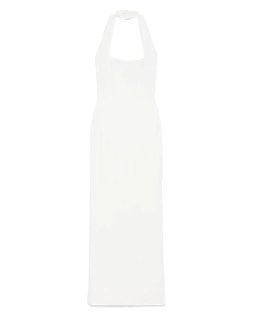 Solace London White Ilona Maxi Dress