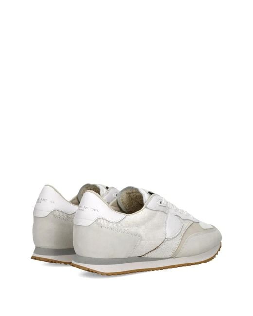 Philippe Model White Low-Top Trainers for men