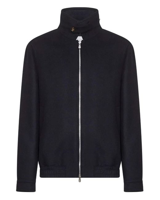 メンズ Brunello Cucinelli ダブルスライダージップジャケット Black
