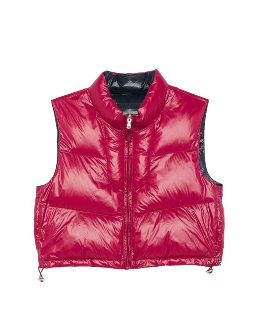 Patrizia Pepe Pink Reversible Padded Vest