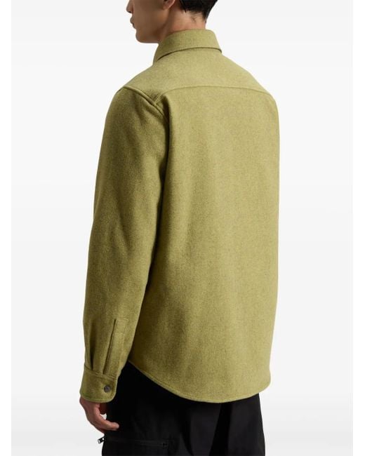 Woolrich Green Alaskan Melton Over Shirt for men