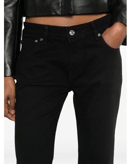 EB DENIM Black Lola Capri Jeans