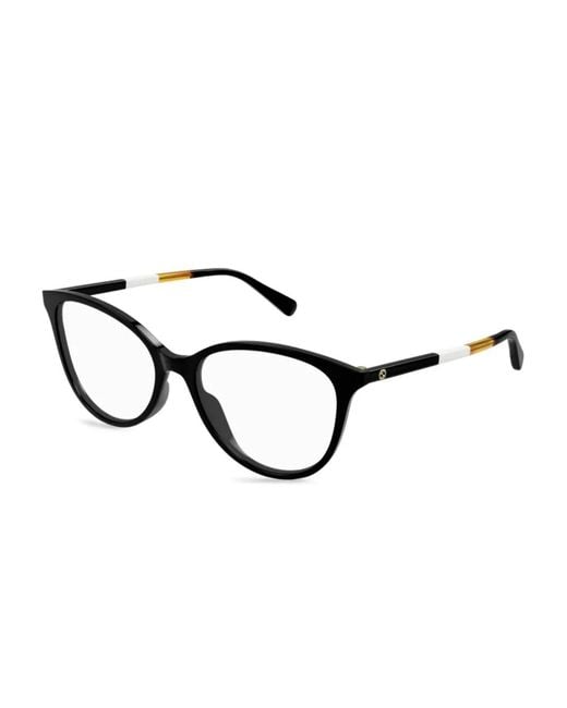 Gucci Black Butterfly-Frame Glasses