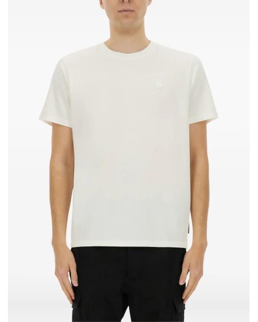 T-Shirt di Moose Knuckles in White da Uomo