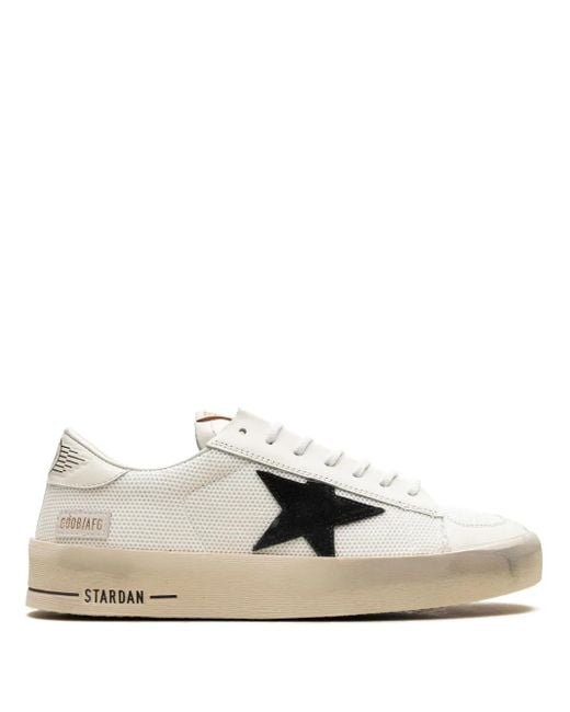 Golden Goose Deluxe Brand White Stardan Sneakers for men
