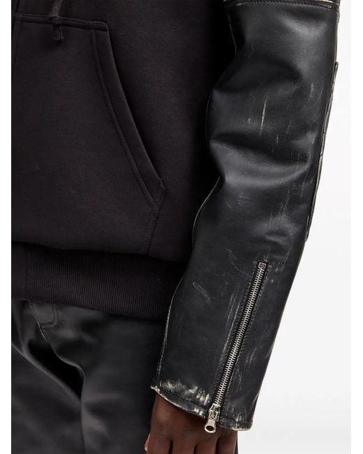 MM6 by Maison Margiela Black Sports Jacket for men