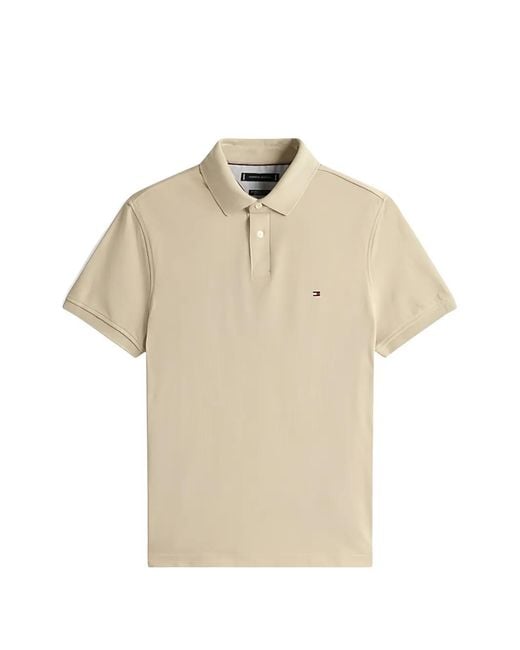 Tommy Hilfiger Natural 1985 Regular Cotton Polo Shirt for men