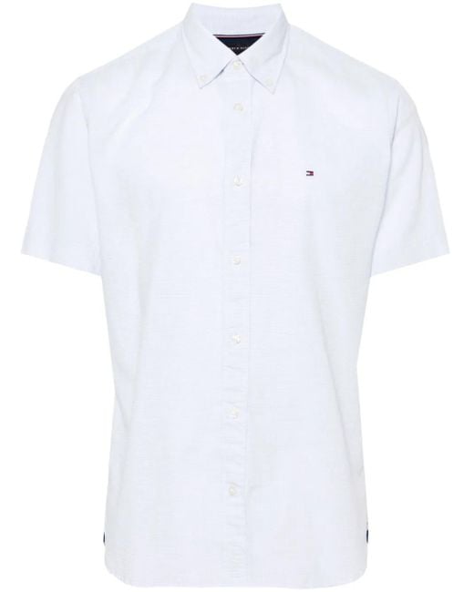 メンズ Tommy Hilfiger ストライプ シャツ White