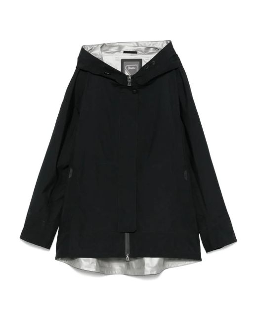 Herno Black Jacke mit Kapuze