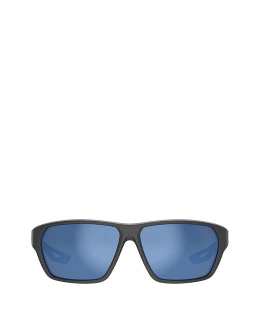 Bolle Blue Airfin Rectangle-Frame Sunglasses