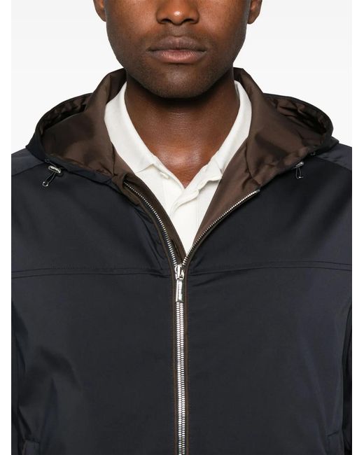 Moorer Black Two-Tone Jacket for men
