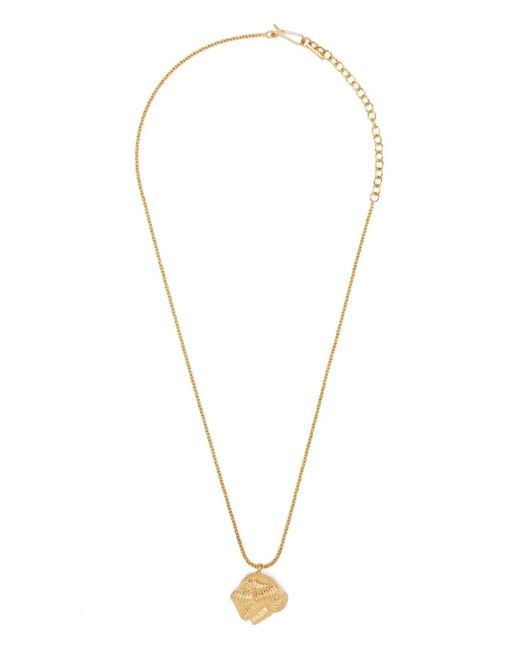 Completedworks Metallic Pendant Necklace