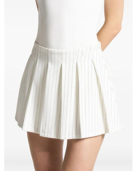 Manière De Voir Rina ストライプ スコート White