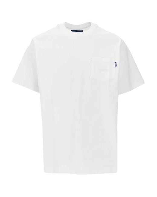 AWAKE NY White Chest-Pocket T-Shirt for men