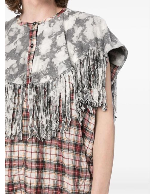 Faith Connexion Brown Layered Shirt for men
