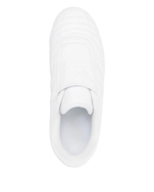 Adidas White Taekwondo Leather Sneakers