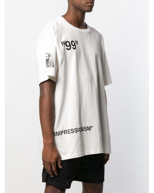 Off white impressionism tee white hotsell