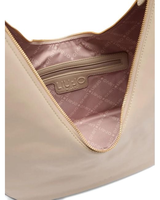 Liu Jo チェーントリム ショルダーバッグ L Natural