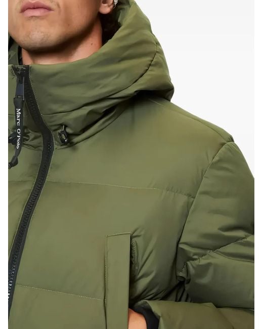 Marc O' Polo Green Padded Hooded Jacket for men