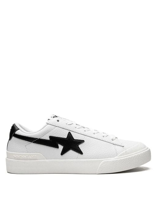 A Bathing Ape White Mad Sta M2 Sneakers