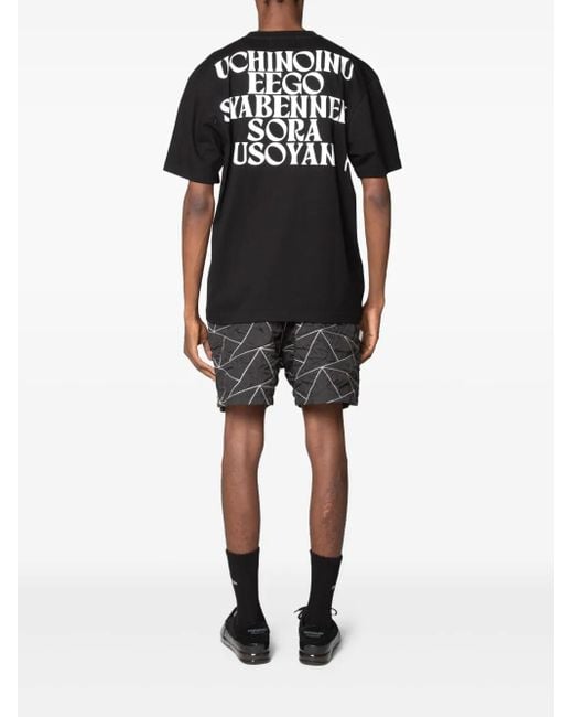 Yoshio Kubo Black Mandan T-Shirt for men