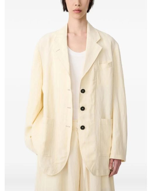 Studio Nicholson Natural Elkin Blazer