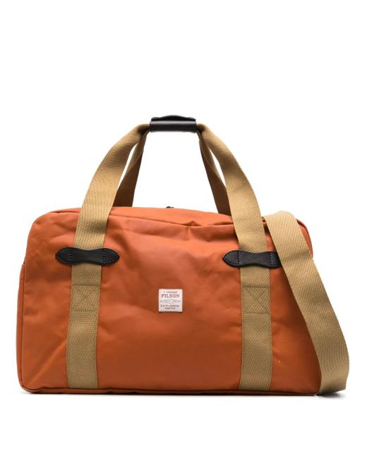 Filson Brown Medium Canvas Duffle Bag for men