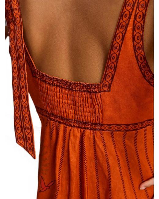 ALÉMAIS Red Boathouse Ballet Sundress