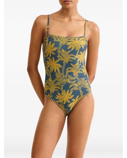 Eres Green Tropical Swimsuit