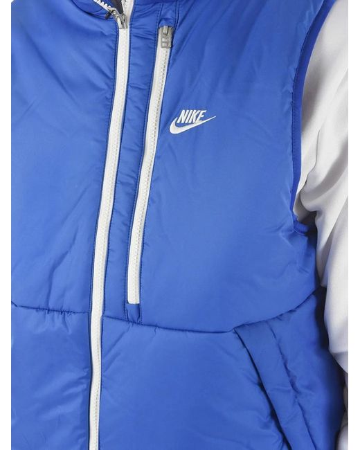 Nike Blue Therma-Fit Padded Gilet for men