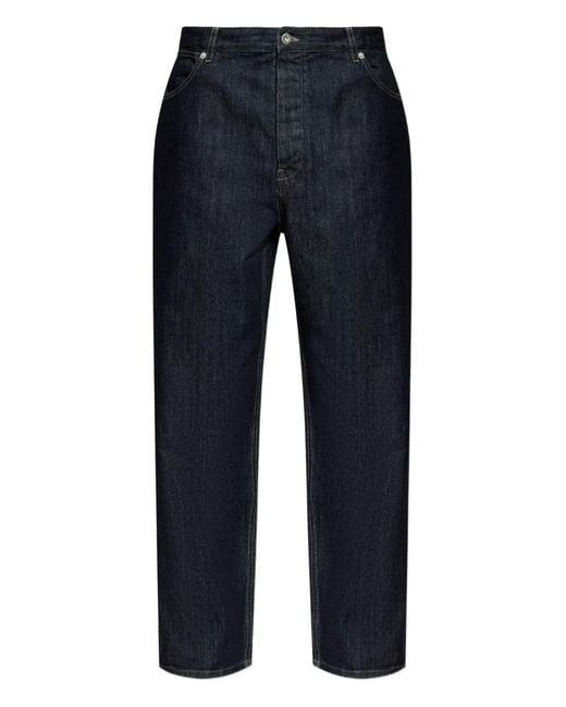 Button-Fastening Jeans Jil Sander pour homme en coloris Blue