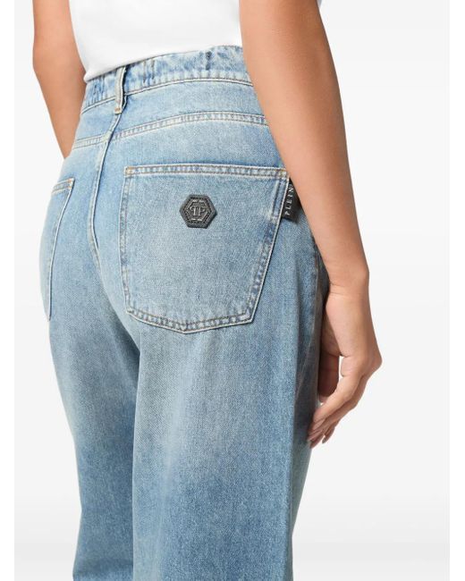 Vaqueros Skater Flame Philipp Plein de color Blue