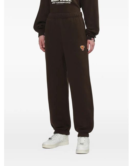 A Bathing Ape White Patch Trousers