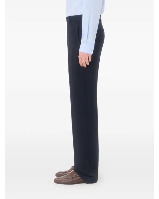 Valentino Garavani Blue Wool Trousers for men
