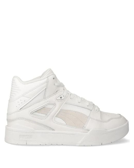 PUMA White Slipstream Hi Sneakers for men