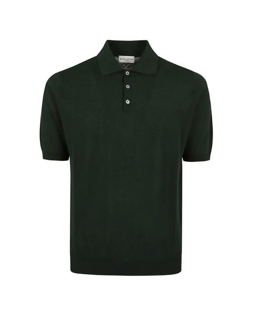 Ballantyne Green Buttoned Polo Shirt for men