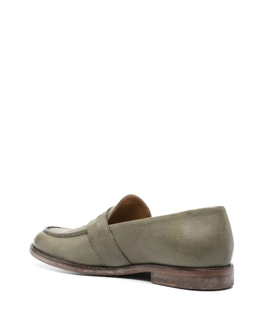 Moma Gray Nottingham Loafers