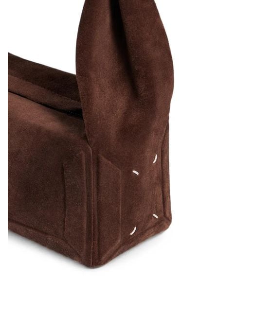 Maison Margiela Brown Small Box Bag East West Tote Bag