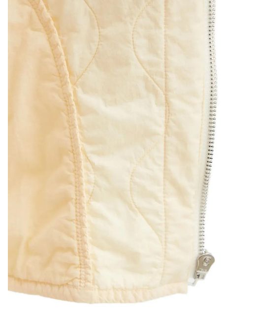 Forte_forte Natural Floral-Embroidered Bomber Jacket