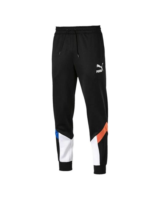 PUMA Black Mcs Logo Detail Track Pants for men